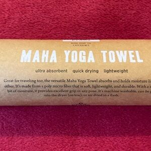 Prana Maha Yoga Towel Carmine Pink